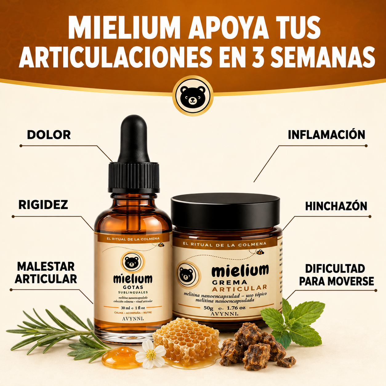 Mielium - Protocolo Doble Crema + Gotas